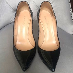 CASADEI-patent leather black pump
